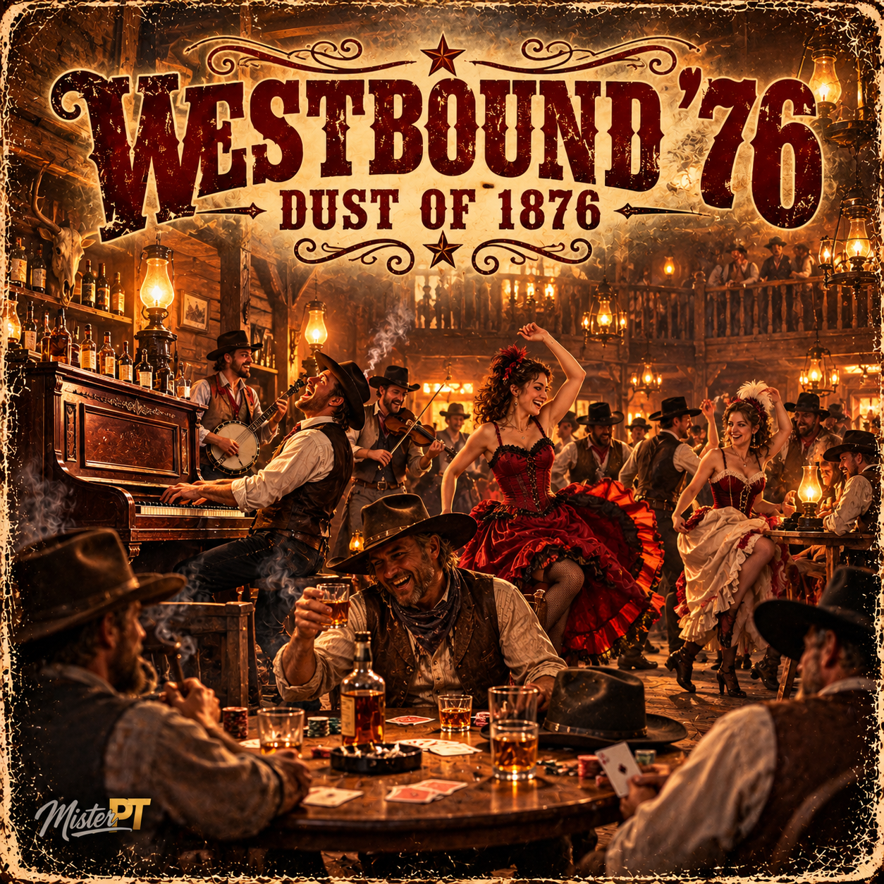 Dust of 1876 – song artwork from MisterPT's Westbound '76 album